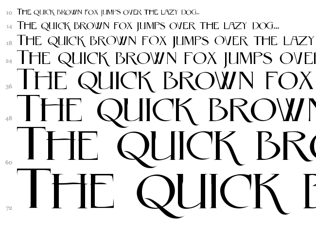 Rebel Caps font waterfall